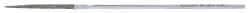 Strauss - 5-1/2" OAL Coarse Barrette Needle Diamond File - 5/32" Wide x 1/16" Thick, 1-5/8 LOC, 181 Grit - Benchmark Tooling