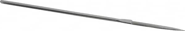 Strauss - 5-1/2" OAL Fine Barrette Needle Diamond File - 5/32" Wide x 1/16" Thick, 1-5/8 LOC, 91 Grit - Benchmark Tooling