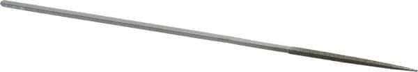 Strauss - 5-1/2" OAL Medium Square Needle Diamond File - 5/64" Wide x 5/64" Thick, 1-5/8 LOC, 126 Grit - Benchmark Tooling
