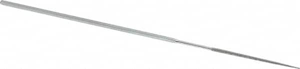 Strauss - 5-1/2" OAL Fine Round Needle Diamond File - 1/16" Wide x 1/16" Thick, 1-5/8 LOC, 91 Grit - Benchmark Tooling