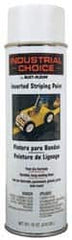 Rust-Oleum - 18 fl oz White Striping Paint - 150' Coverage at 4" Wide, Solvent-Based Formula - Benchmark Tooling