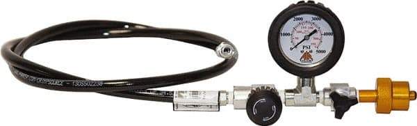 AIR Systems - SCBA/EEBA Fill Whip Assembly - Use with High Pressure Cylinders - Benchmark Tooling