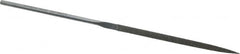 Strauss - 5-1/2" OAL Fine Three Square Needle Diamond File - 9/64" Wide x 9/64" Thick, 2-3/4 LOC, 91 Grit - Benchmark Tooling