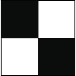 NMC - Black & White Checkered Vinyl Tape - 2" Wide x 108' Long x 0.002" Thick, General Traffic - Benchmark Tooling