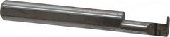 Accupro - 0.0335" Groove Width, 0.312" Min Hole Diam, 5/8" Max Hole Depth, Full Radius Grooving Tool - 0.11" Projection, 1-7/8" Shank Length, 2-1/2" OAL, 0.0168" Radius, Solid Carbide - Exact Industrial Supply