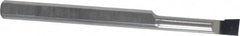 Accupro - 0.11" Min Bore Diam, 1/2" Max Bore Depth, 1/8 Shank Diam, Boring Bar - Right Hand Cut, Solid Carbide, Bright Finish - Exact Industrial Supply