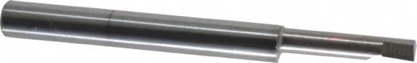 Accupro - 0.14" Min Bore Diam, 0.6" Max Bore Depth, 3/16 Shank Diam, Boring Bar - Right Hand Cut, Solid Carbide, Bright Finish - Exact Industrial Supply