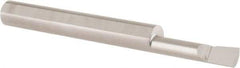 Accupro - 0.18" Min Bore Diam, 3/4" Max Bore Depth, 1/4 Shank Diam, Boring Bar - Right Hand Cut, Solid Carbide, Bright Finish - Exact Industrial Supply