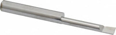 Accupro - 0.18" Min Bore Diam, 1.1" Max Bore Depth, 1/4 Shank Diam, Boring Bar - Right Hand Cut, Solid Carbide, Bright Finish - Exact Industrial Supply