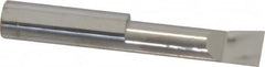 Accupro - 0.36" Min Bore Diam, 1-1/4" Max Bore Depth, 3/8 Shank Diam, Boring Bar - Right Hand Cut, Solid Carbide, Bright Finish - Exact Industrial Supply