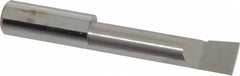 Accupro - 0.36" Min Bore Diam, 1-1/2" Max Bore Depth, 3/8 Shank Diam, Boring Bar - Right Hand Cut, Solid Carbide, Bright Finish - Exact Industrial Supply