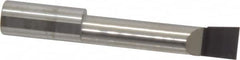 Accupro - 0.36" Min Bore Diam, 1.6" Max Bore Depth, 3/8 Shank Diam, Boring Bar - Right Hand Cut, Solid Carbide, Bright Finish - Exact Industrial Supply