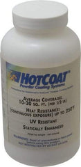 Made in USA - 8 oz Clear Paint Powder Coating - Polyurethane, 10 Sq Ft Coverage - Benchmark Tooling