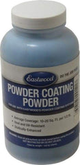 Made in USA - 8 oz Dark Blue (Ford) Paint Powder Coating - Polyurethane, 10 Sq Ft Coverage - Benchmark Tooling