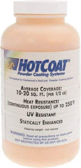 Made in USA - 8 oz Orange Yellow Paint Powder Coating - Polyurethane, 10 Sq Ft Coverage - Benchmark Tooling