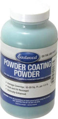 Made in USA - 8 oz Dark Green Paint Powder Coating - Polyurethane, 10 Sq Ft Coverage - Benchmark Tooling
