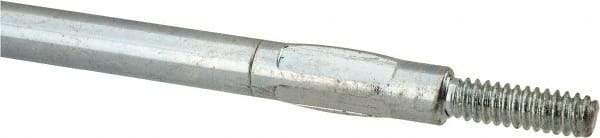 Value Collection - 12" Long x 1/4" Rod Diam, Tube Brush Extension Rod - 3/16-24 Male Thread - Benchmark Tooling