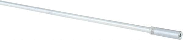 Value Collection - 36" Long x 1/4" Rod Diam, Tube Brush Extension Rod - 3/16-24 Female Thread - Benchmark Tooling