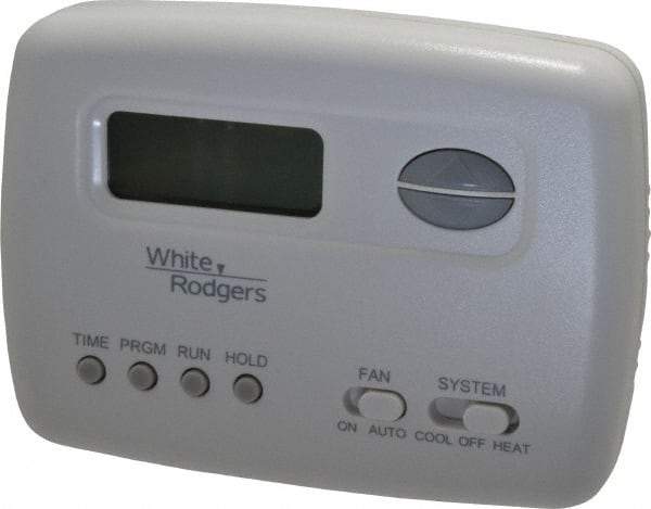 White-Rodgers - 45 to 99°F, 1 Heat, 1 Cool, Economy Digital Single Stage Battery Powered Thermostat - mV to 30 Volts, Electronic Switching Switch - Benchmark Tooling