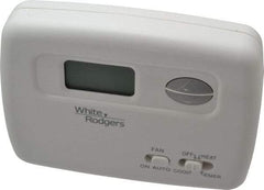 White-Rodgers - 45 to 99°F, 2 Heat, 1 Cool, Economy Digital Heat Pump Thermostat (Hardwired with Battery Back-Up) - 20 to 30 Volts, Electronic Switching Switch - Benchmark Tooling