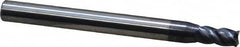 SGS - 5/32", 4 Flute, Single End, Solid Carbide, 0.0100 - 0.0150" Corner Radius End Mill - 2" OAL, Right Hand Flute, 5/16" LOC, Right Hand Cut - Benchmark Tooling