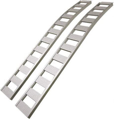 Erickson Manufacturing - 90" Long x 12" Wide, 1,500 Lb Capacity, Arched Truck Ramp - Aluminum, For All Vehicles - Benchmark Tooling