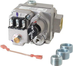 White-Rodgers - 24 VAC Coil Voltage, 3/4" x 3/4" Pipe, Natural, LP Standing Pilot Gas Valve - Inlet Pressure Tap, Side Taps - Benchmark Tooling