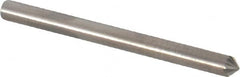 SGS Pro - 1/8" Cut Diam, 1/8" Shank Diam, Cone Head Single Cut Burr - Carbide, Point End, 1/16" LOC, 1-1/2" OAL - Benchmark Tooling