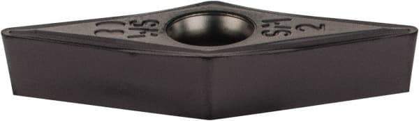 Iscar - VCMT332 SM Grade IC907 Carbide Turning Insert - 35° Diamond, 3/8" Inscr Circle, 3/16" Thick, 1/32" Corner Radius - Benchmark Tooling
