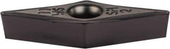 Iscar - VCMT332 SM Grade IC907 Carbide Turning Insert - 35° Diamond, 3/8" Inscr Circle, 3/16" Thick, 1/32" Corner Radius - Benchmark Tooling