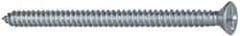 Value Collection - #8 Flat Head Phillips Sheet Metal Screw - Steel, 2-1/2" OAL, Grade 2 - Benchmark Tooling