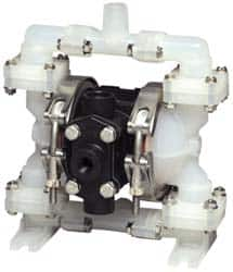 SandPIPER - 1/4" NPT, Nonmetallic, Air Operated Diaphragm Pump - Santoprene Diaphragm, Conductive Acetal Housing - Benchmark Tooling