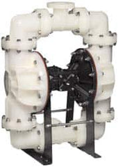 SandPIPER - 3" NPT, Nonmetallic, Air Operated Diaphragm Pump - Santoprene Diaphragm, Polypropylene Housing - Benchmark Tooling