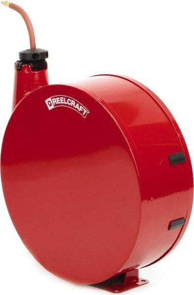 Reelcraft - 50' Spring Retractable Hose Reel - 300 psi, Hose Included - Benchmark Tooling