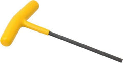 Bondhus - 5/32" Hex, T-Handle Cushion Grip, Hex Key - 5-13/64" OAL, Protanium High Torque Steel, Inch System of Measurement - Benchmark Tooling