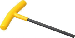 Bondhus - 1/4" Hex, T-Handle Cushion Grip, Hex Key - 6-13/32" OAL, Protanium High Torque Steel, Inch System of Measurement - Benchmark Tooling
