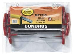 Bondhus - 6 Piece T-Handle Hex Key Set - Benchmark Tooling