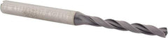 Kennametal - 5/32" 140° Solid Carbide Jobber Drill - TiAlN Finish, Right Hand Cut, Spiral Flute, Straight Shank, 2.9134" OAL, Standard Point - Benchmark Tooling