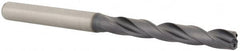 Kennametal - #3 140° Solid Carbide Jobber Drill - TiAlN Finish, Right Hand Cut, Spiral Flute, Straight Shank, 3.2283" OAL, Standard Point - Benchmark Tooling