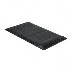 Wearwell - 5' Long x 3' Wide, Dry Environment, Anti-Fatigue Matting - Black, Vinyl with Nitrile Blend Base, Beveled on 4 Sides - Benchmark Tooling