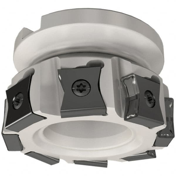 Iscar - 15 Inserts, 125mm Cut Diam, 40mm Arbor Diam, 14mm Max Depth of Cut, Indexable Square-Shoulder Face Mill - 0/90° Lead Angle, 63mm High, LN.. 1506 Insert Compatibility, Series TangMill - Benchmark Tooling