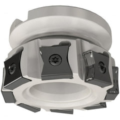 Iscar - 10 Inserts, 160mm Cut Diam, 40mm Arbor Diam, 14mm Max Depth of Cut, Indexable Square-Shoulder Face Mill - 0/90° Lead Angle, 63mm High, LN.. 1506 Insert Compatibility, Series TangMill - Benchmark Tooling