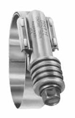 IDEAL TRIDON - Steel Auto-Adjustable Worm Drive Clamp - 5/8" Wide x 5/8" Thick, 6-1/4" Hose, 6-1/4 to 7-1/8" Diam - Benchmark Tooling