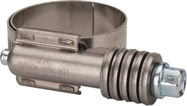 IDEAL TRIDON - Steel Auto-Adjustable Worm Drive Clamp - 5/8" Wide x 5/8" Thick, 1" Hose, 1 to 1-3/4" Diam - Benchmark Tooling