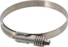 IDEAL TRIDON - Stainless Steel Auto-Adjustable Worm Drive Clamp - 5/8" Wide x 5/8" Thick, 4-1/4" Hose, 4-1/4 to 5-1/8" Diam - Benchmark Tooling