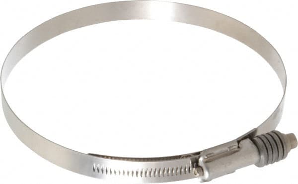 IDEAL TRIDON - Stainless Steel Auto-Adjustable Worm Drive Clamp - 5/8" Wide x 5/8" Thick, 6-1/4" Hose, 6-1/4 to 7-1/8" Diam - Benchmark Tooling