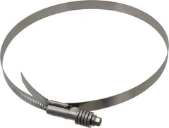 IDEAL TRIDON - Stainless Steel Auto-Adjustable Worm Drive Clamp - 5/8" Wide x 5/8" Thick, 8-1/4" Hose, 8-1/4 to 9-1/8" Diam - Benchmark Tooling