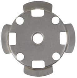 Divine Brothers - Buffing Wheel Center Plate - 1/2" ID x 3" OD, 3" Buff Center Diam - Benchmark Tooling