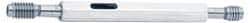 Vermont Gage - M20x2.5, Class 6H, Single End Plug Thread No Go Gage - Tool Steel, Size 3 Handle Not Included - Benchmark Tooling