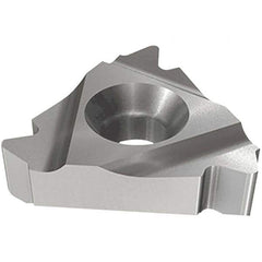 Iscar - 22IR Internal Right Hand 10 API Round Laydown Threading Insert - Grade IC908, TiAlN Coated Carbide, 12.7mm Inscribed Circle - Benchmark Tooling